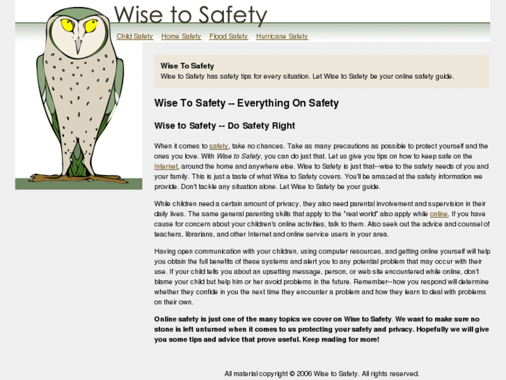 www.wisetosafety.com