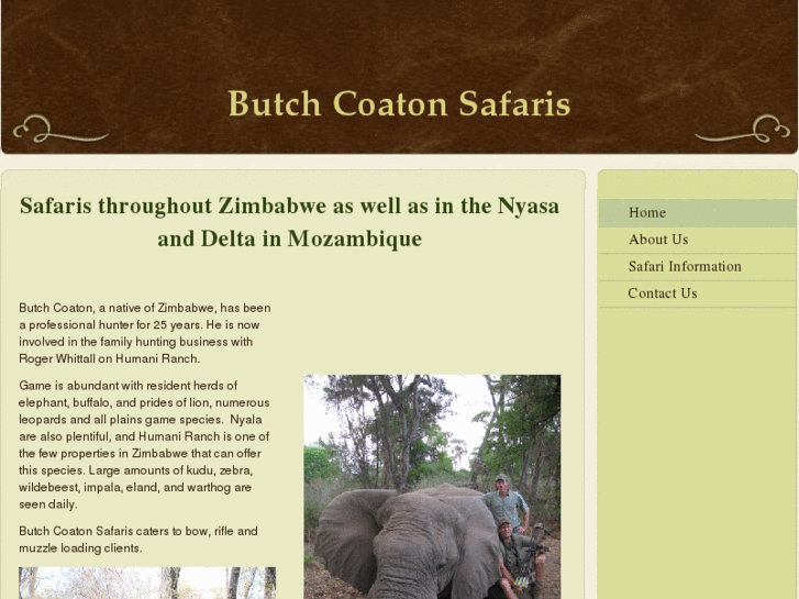 www.butchcoatonsafaris.com