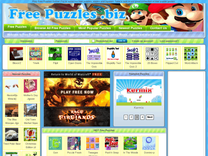 www.freepuzzles.biz