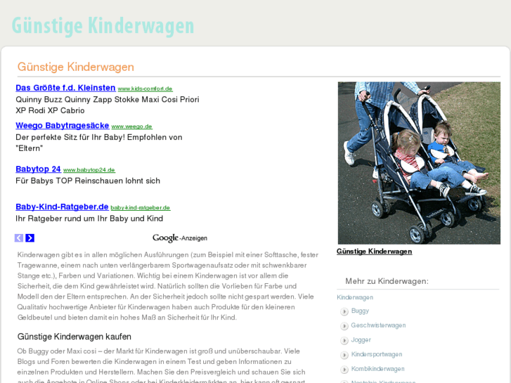 www.guenstigekinderwagen.com