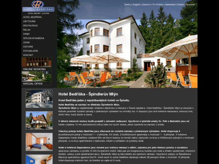 www.hotel-bedriska-spindleruv-mlyn.cz