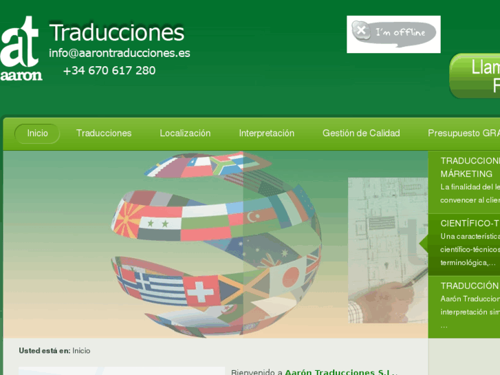 www.aarontraducciones.es