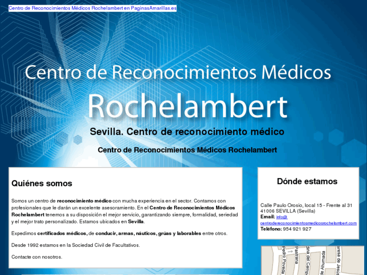 www.centrodereconocimientosmedicosrochelambert.com