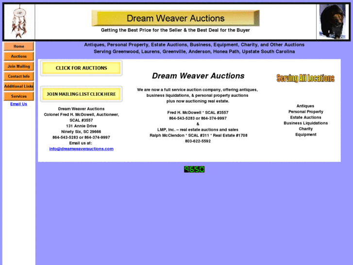 www.dreamweaverauctions.com