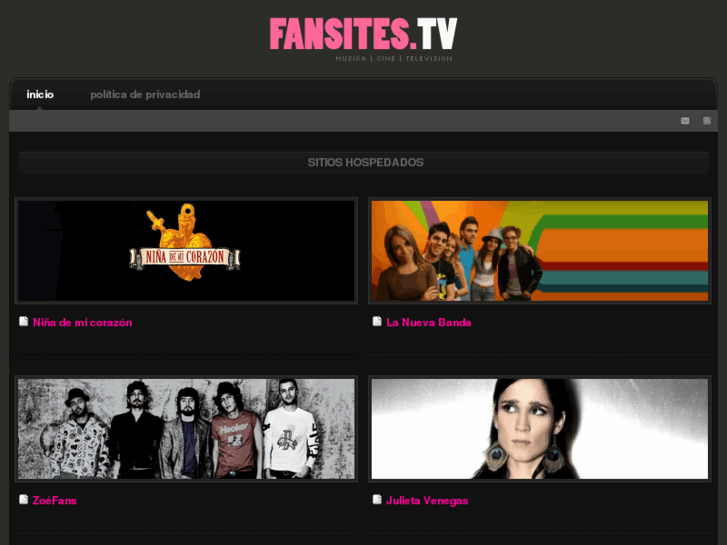 www.fansites.tv