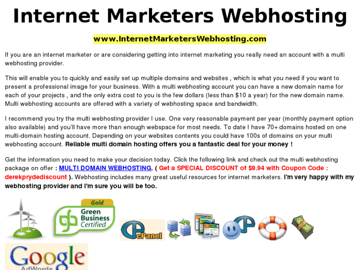 www.internetmarketerswebhosting.com