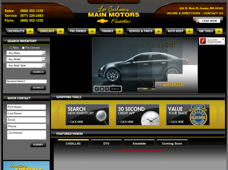 www.mainmotorscadillac.com