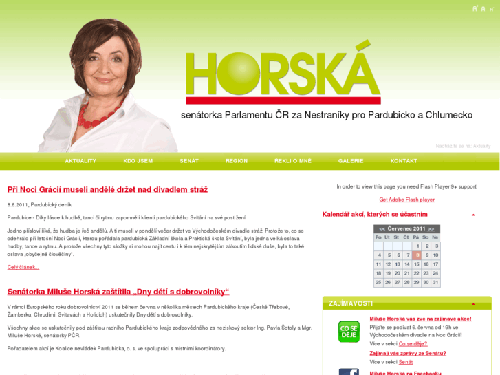 www.milusehorska.cz