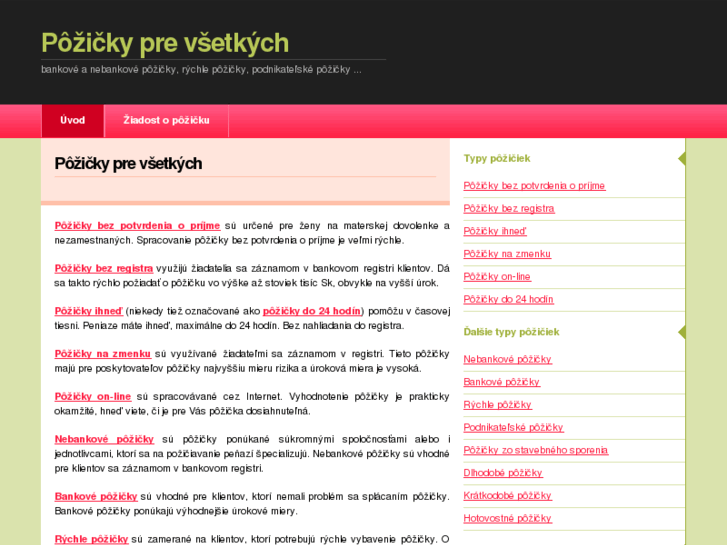 www.pozickyprevsetkych.sk