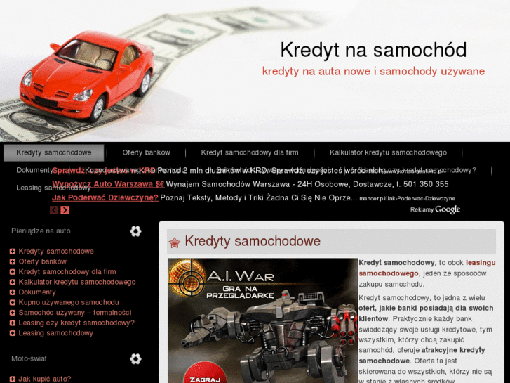 www.samochodowekredyty.pl