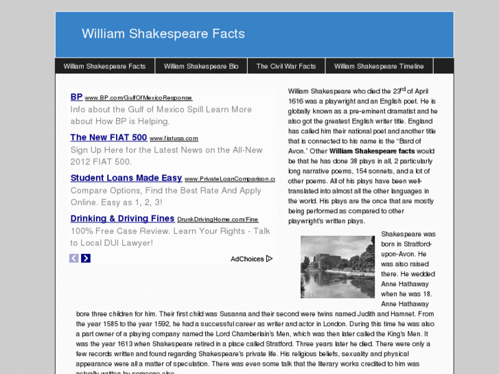 www.williamshakespearefacts.info