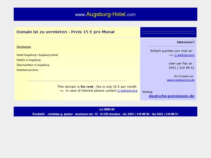 www.augsburg-hotel.com