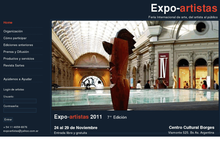 www.expoartistas.com.ar