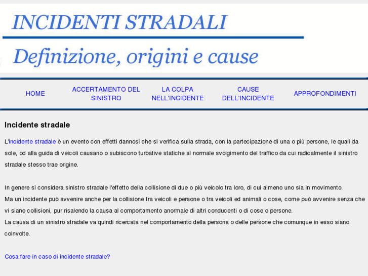 www.incidentestradale.net