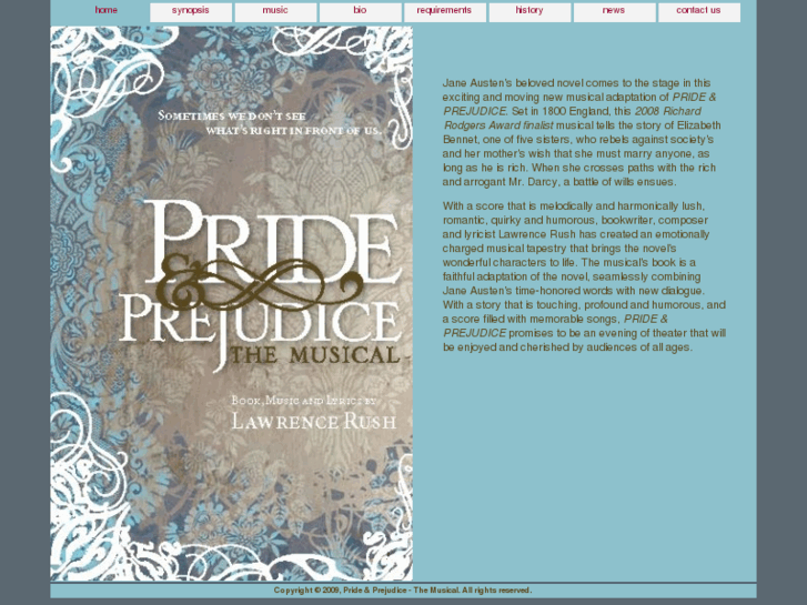 www.prideandprejudice-themusical.com