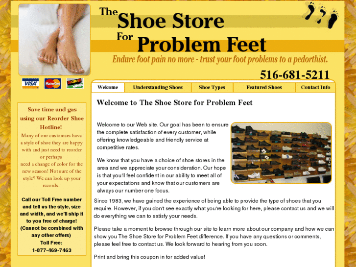 www.theshoestoreforproblemfeet.com