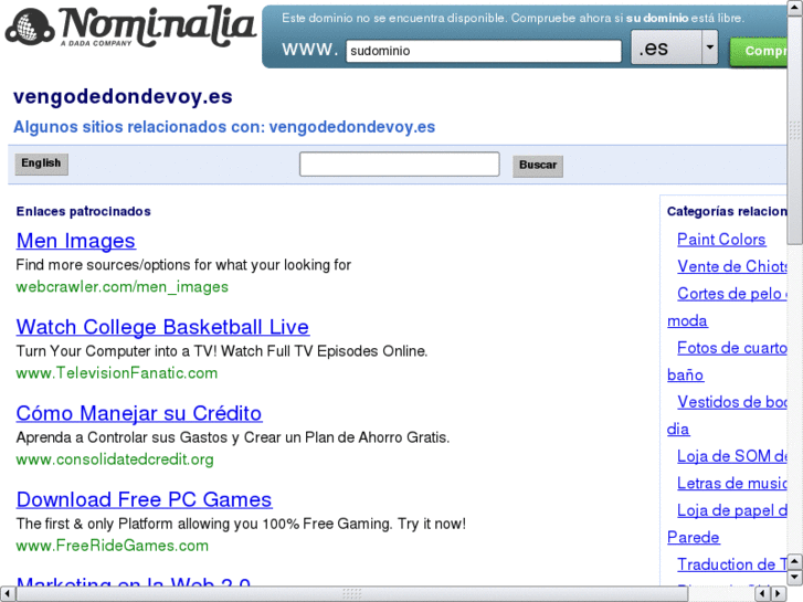 www.vengodedondevoy.es