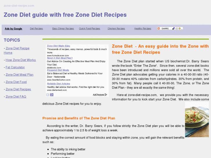 www.zone-diet-recipe.com