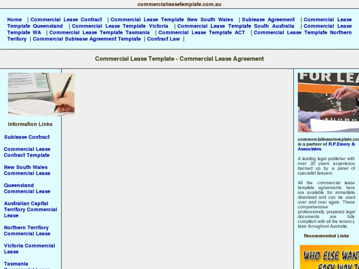 www.commercialleasetemplate.com.au