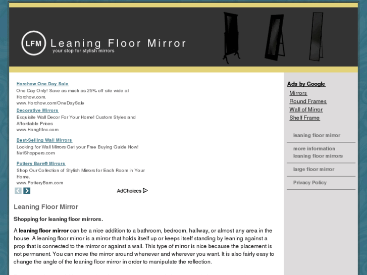 www.leaningfloormirror.com