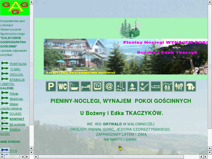 www.pieninynoclegi.pl