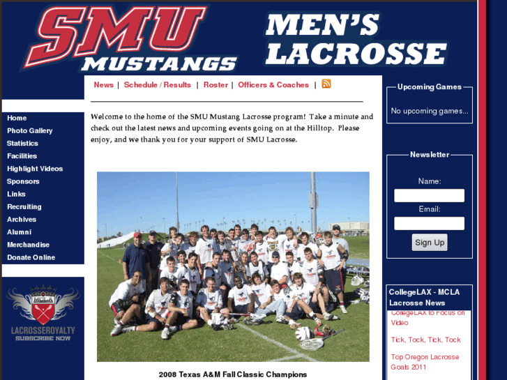 www.smulacrosse.com