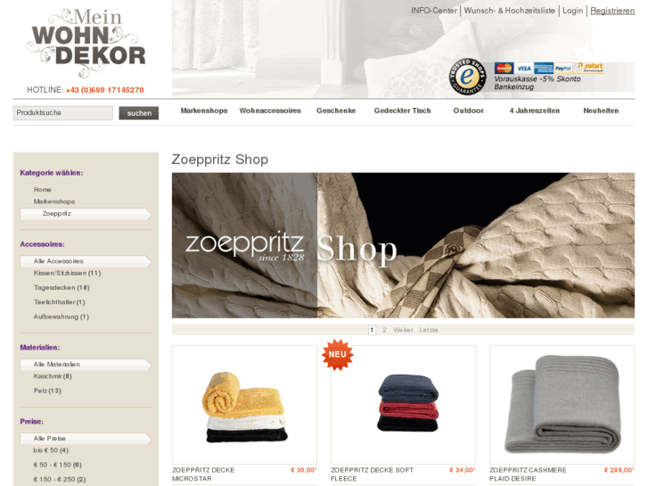 www.zoeppritz-onlineshop.com