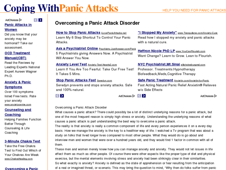 www.copingwithpanicattacks.com