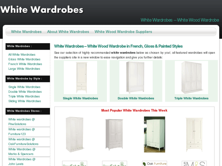 www.findwhitewardrobes.co.uk