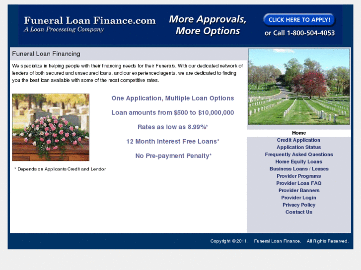 www.funeralloanfinance.com