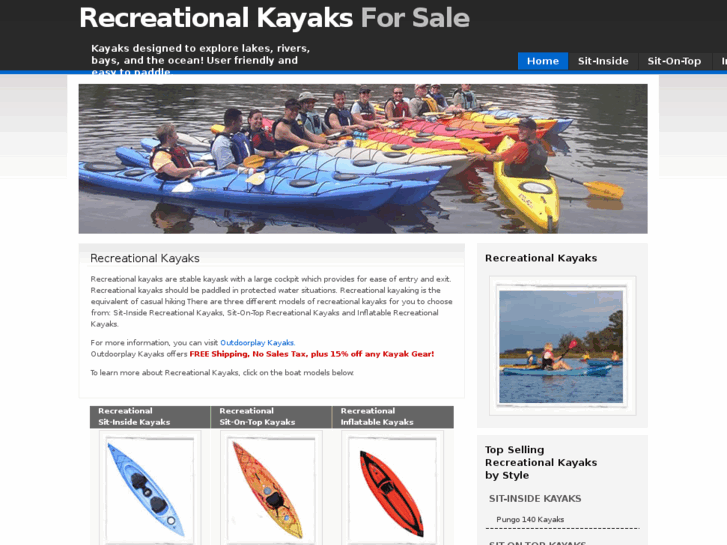 www.recreationalkayaksforsale.com