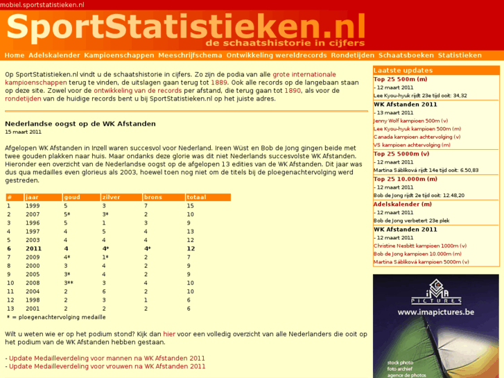 www.sportstatistieken.nl