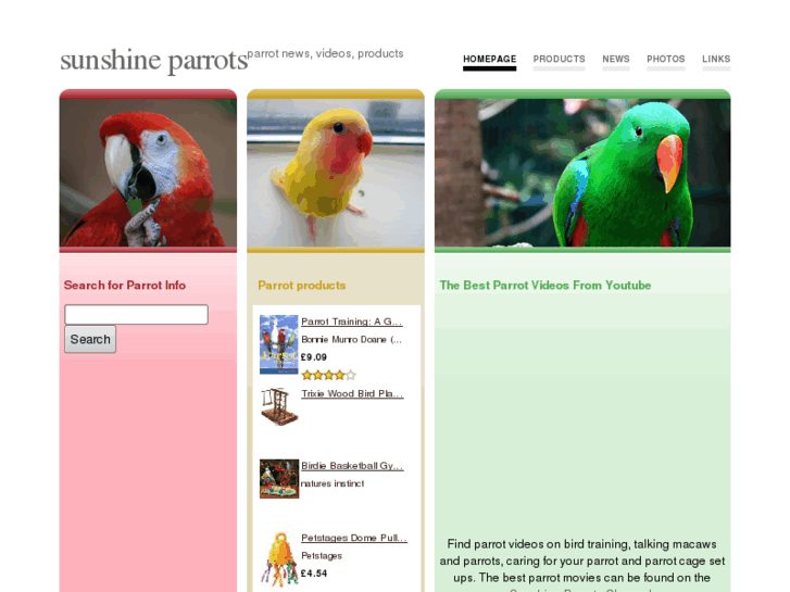 www.sunshineparrots.com