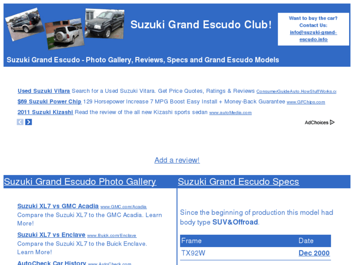 www.suzuki-grand-escudo.info