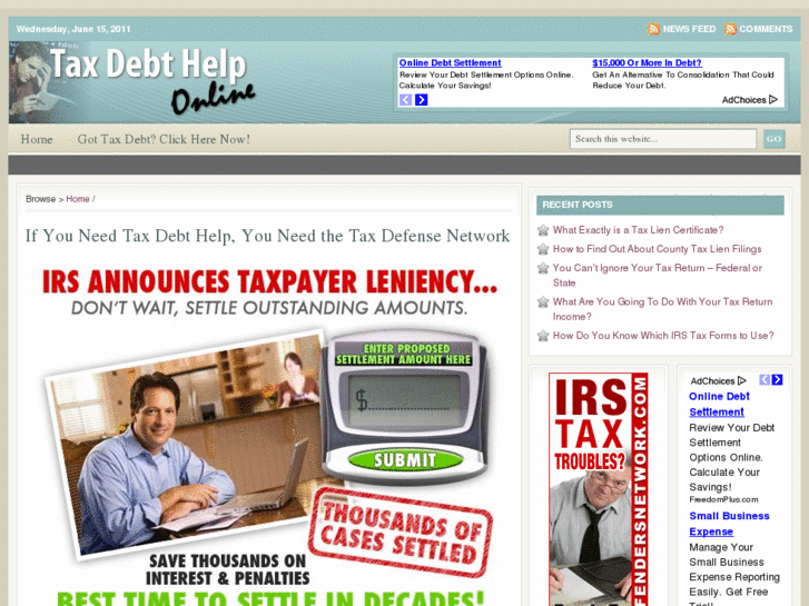 www.taxdebthelponline.com