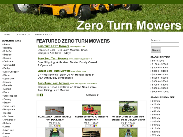 www.zeroturn-lawnmower.com