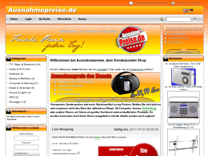 www.ausnahmepreise.de