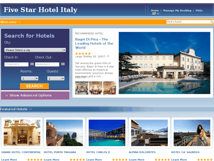 www.fivestarhotelitaly.com