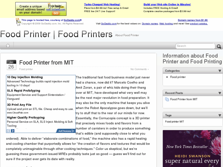 www.foodprinter.org