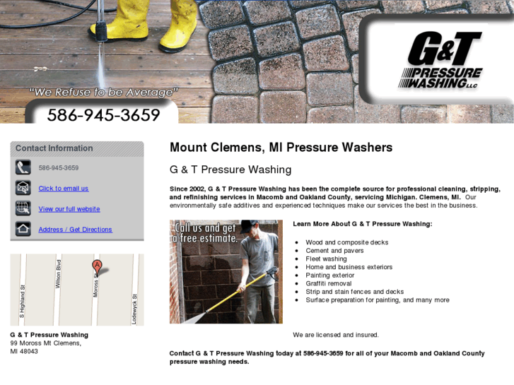 www.gandtpressurewashing.com