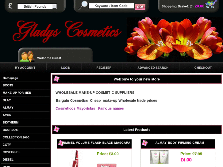 www.gladyscosmetics.com