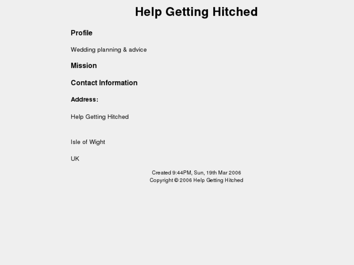 www.helpgettinghitched.com