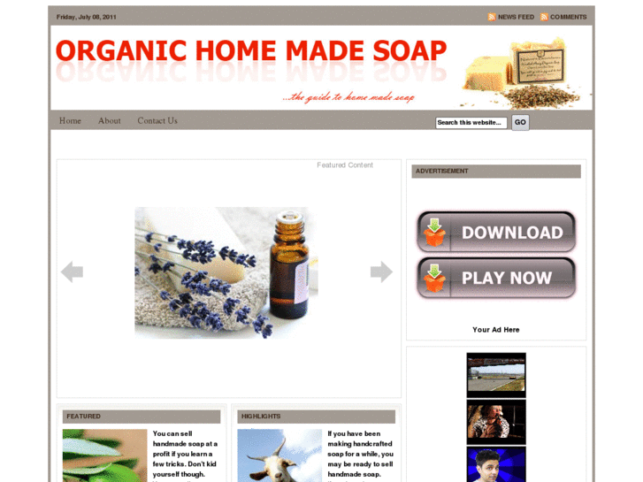 www.organichomemadesoap.com