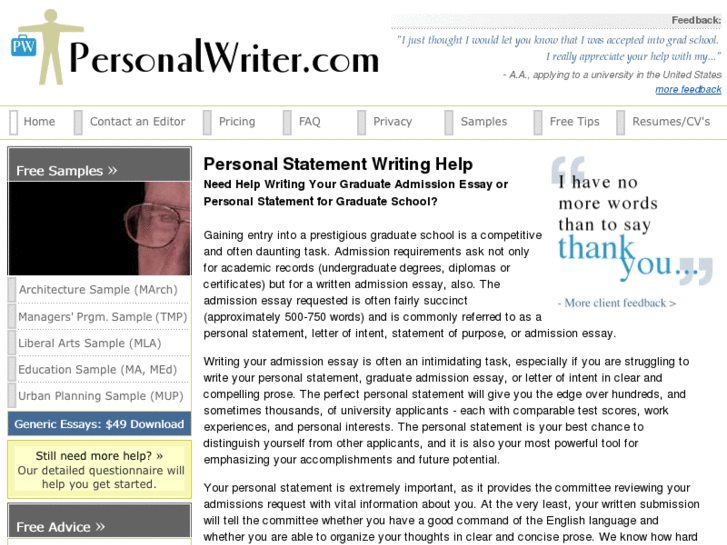 www.personalwriter.com