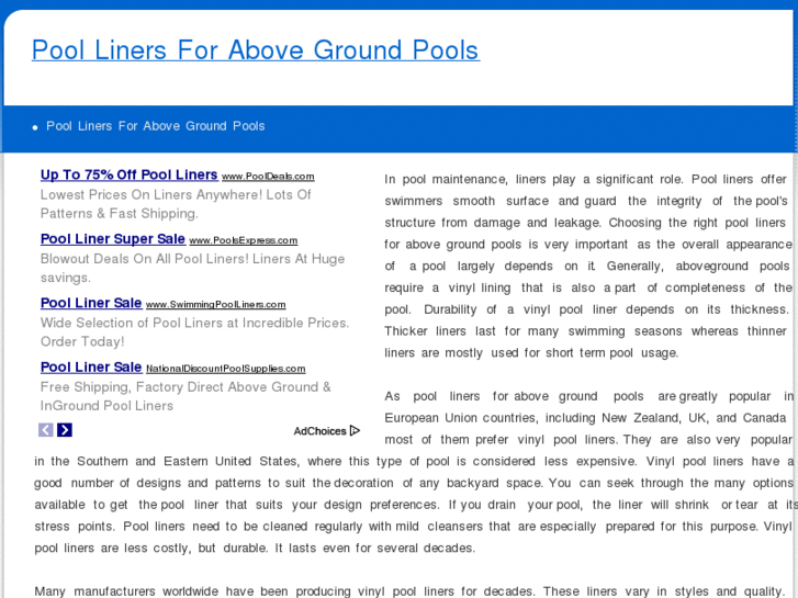 www.poollinersforabovegroundpools.com