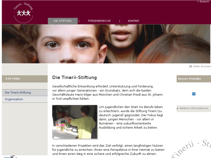 www.tinerii-stiftung.org