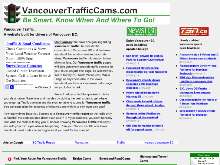 www.vancouvertrafficcams.com