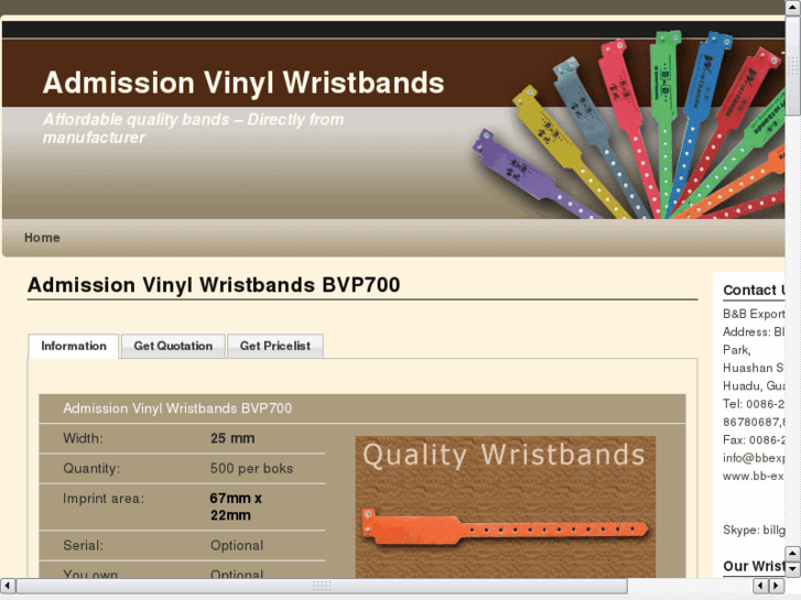 www.admission-vinyl-wristbands.info