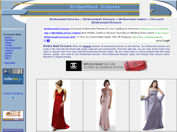 www.bridesmaiddresses.org