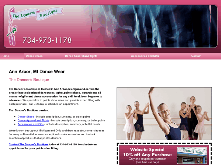 www.dancersboutiquemi.com